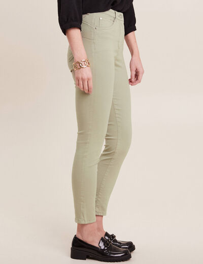 Pantalon magique Le L&eacute;ger coupe ajust&eacute;e vert clair femme