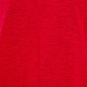 T-shirt manches courtes rose framboise femme