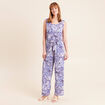 Combinaison pantalon droite bleu femme