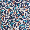 Chemise manches longues bleu canard femme