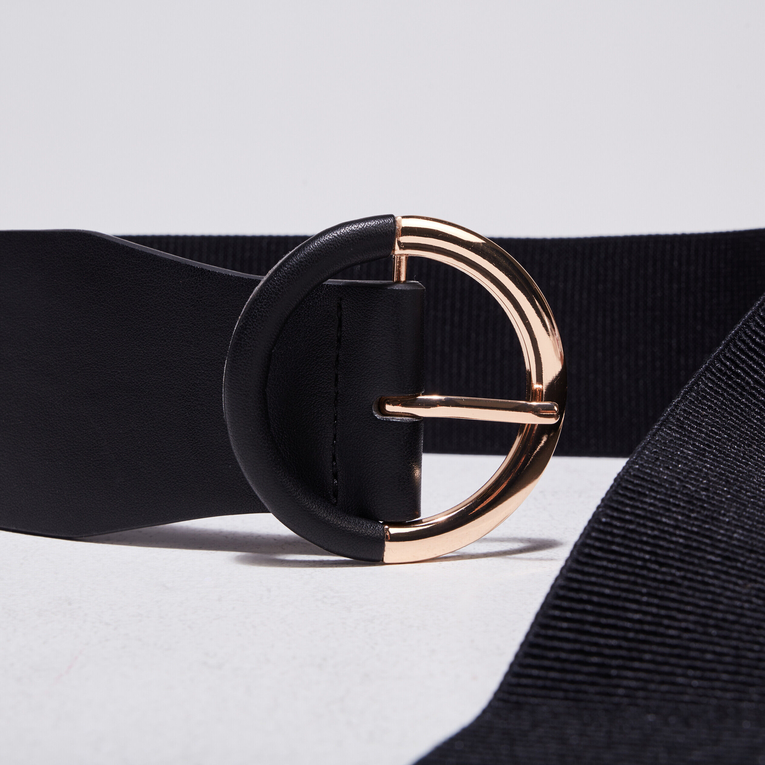 Ceinture large discount noire femme