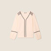 T-shirt manches longues ecru femme