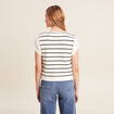 Gilet sans manches blanc femme