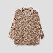 Chemise manches longues beige femme