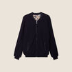 Gilet réversible esprit bomber camel femme