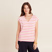 T-shirt manches courtes blanc femme