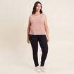 Jean magique ajusté taille standard denim brut femme