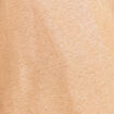 T-shirt col V manches courtes beige femme