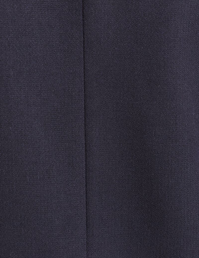 Veste cintrée bleu foncé femme