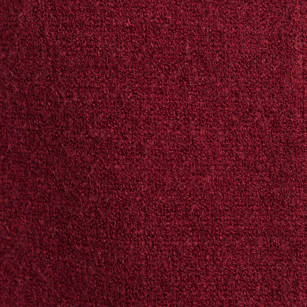 gilet droit court sans manches col rond bordeaux femme