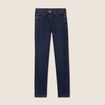 Jeans chaud magique denim brut femme