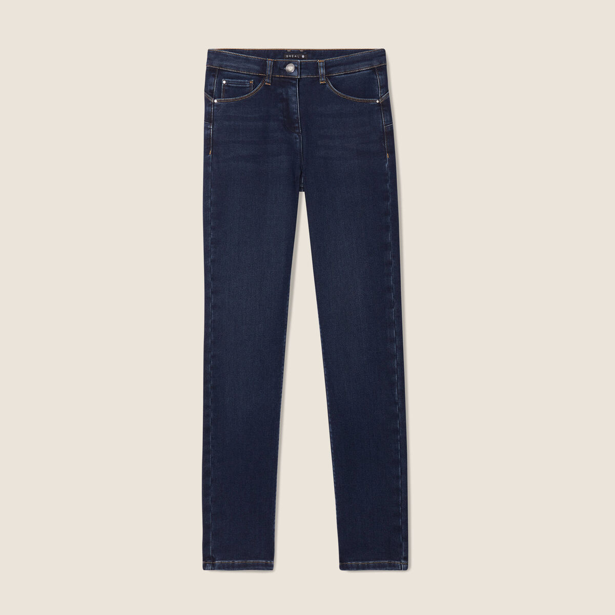 Jeans chaud magique denim brut femme