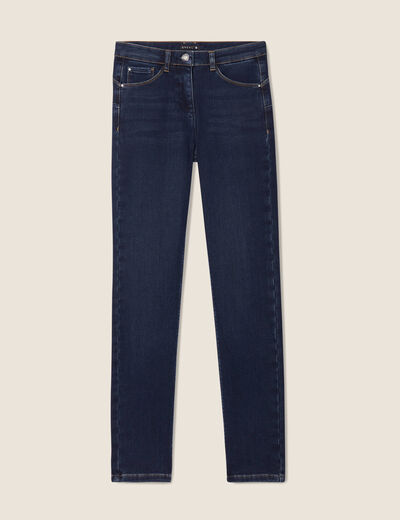 Jeans chaud magique denim brut femme