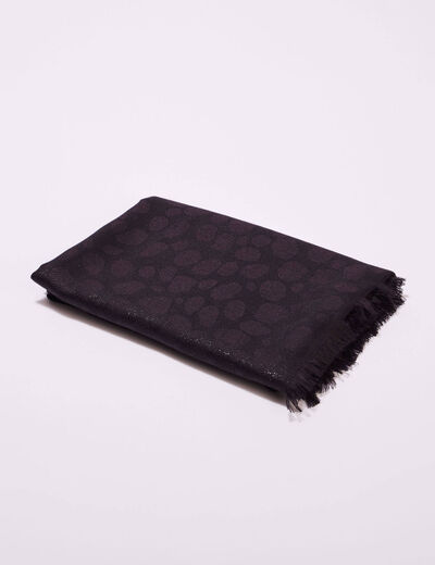 Foulard noir femme