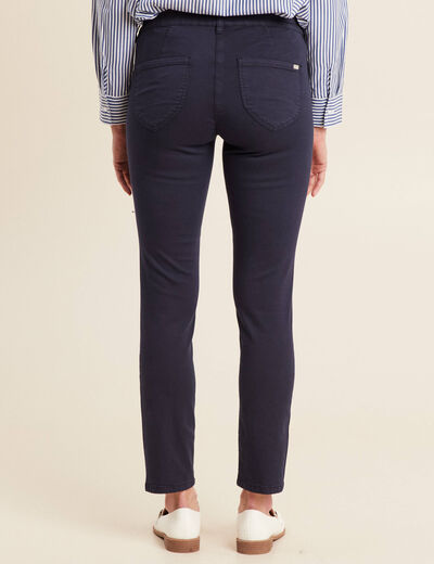 Pantalon magique Le L&eacute;ger coupe ajust&eacute;e bleu marine femme