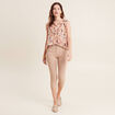 Blouse sans manches blanc femme