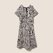 Robe longue r&eacute;versible et amovible noir femme