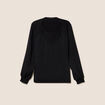 Blouse droite manches longues dentelle noir femme