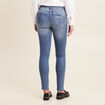 Jean ajust&eacute; taille basse denim stone femme