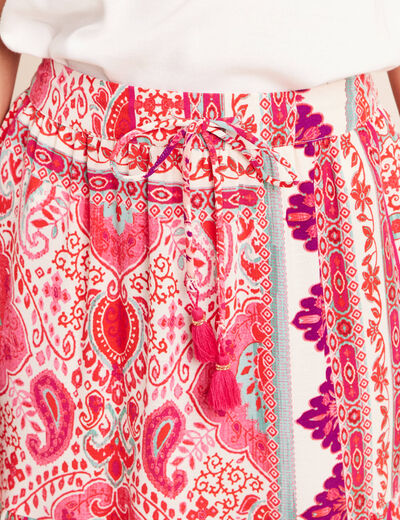 Jupe taille standard rose femme