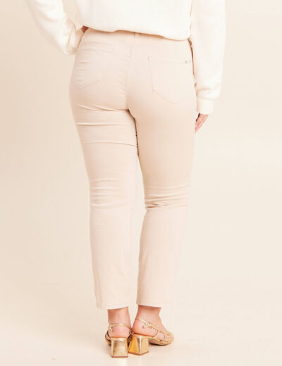 Pantalon magique Le L&eacute;ger coupe droite sable femme