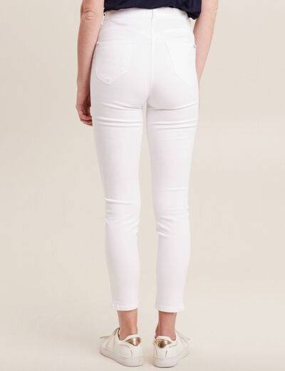 Pantalon magique Le L&eacute;ger coupe ajust&eacute;e blanc femme