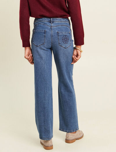 Jean standard denim stone femme
