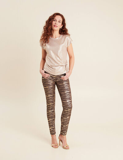 Pantalon magique L'Unique coupe ajust&eacute;e noir femme