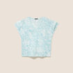 T-shirt manches courtes vert pastel femme