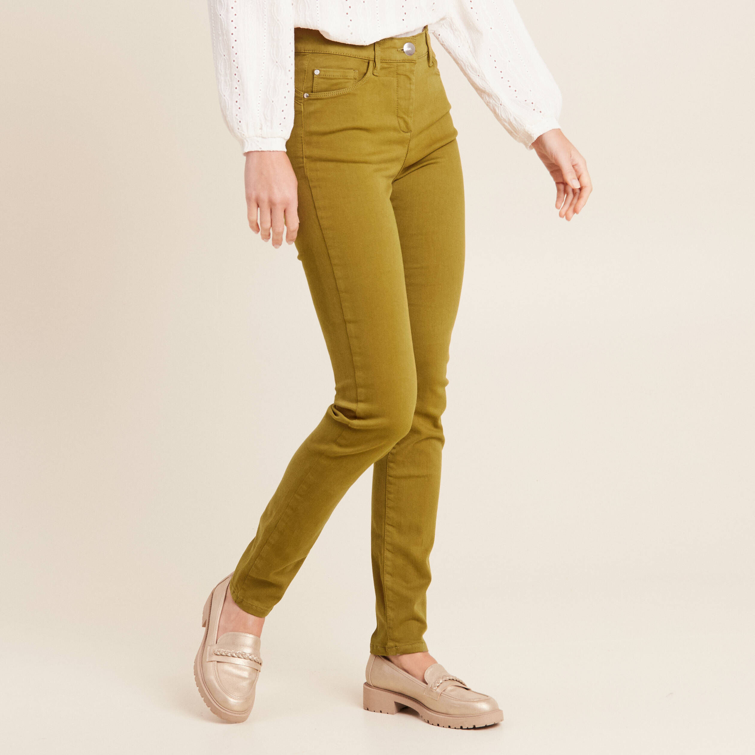 Jean vert foncé femme online