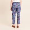 Jean droit r&eacute;versible bleu femme