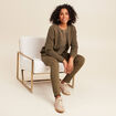 Pantalon magique Le Chaud vert kaki femme