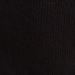 Pull col rond manches longues noir femme