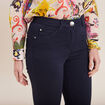 Pantalon magique Le L&eacute;ger coupe ajust&eacute;e bleu marine femme