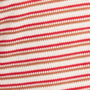 Débardeur crochet rouge femme