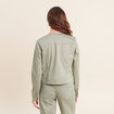 Veste cintr&eacute;e r&eacute;versible manches longues gris femme