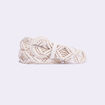 Ceinture en macramé ecru femme