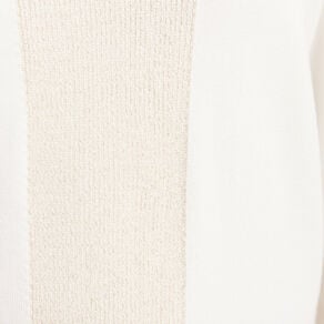 Pull manches longues ecru femme