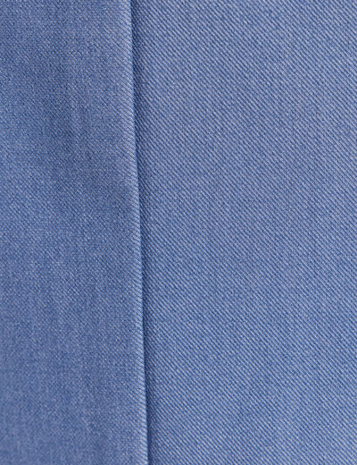 Pantalon coupe large taille haute fluide denim double stone femme