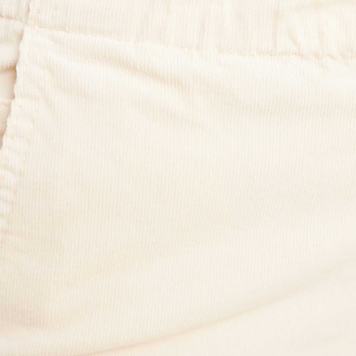 Pantalon jogging velours ivoire femme