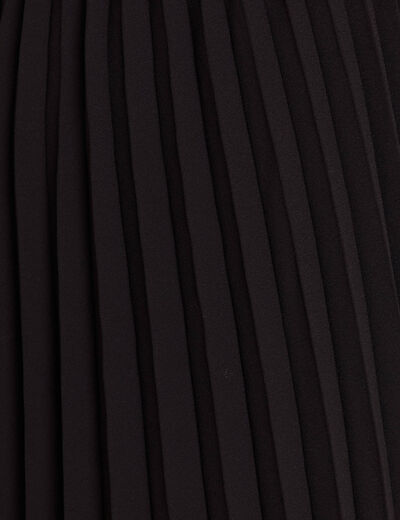 Robe longue &eacute;vas&eacute;e 2 en 1 noir femme