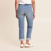 Jean coupe mom 7/8&egrave;me denim double stone femme