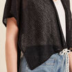 Gilet manches courtes noir femme