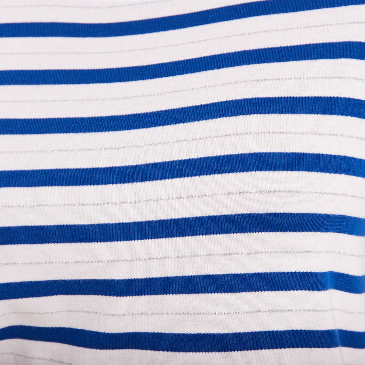 T-shirt manches courtes bleu femme