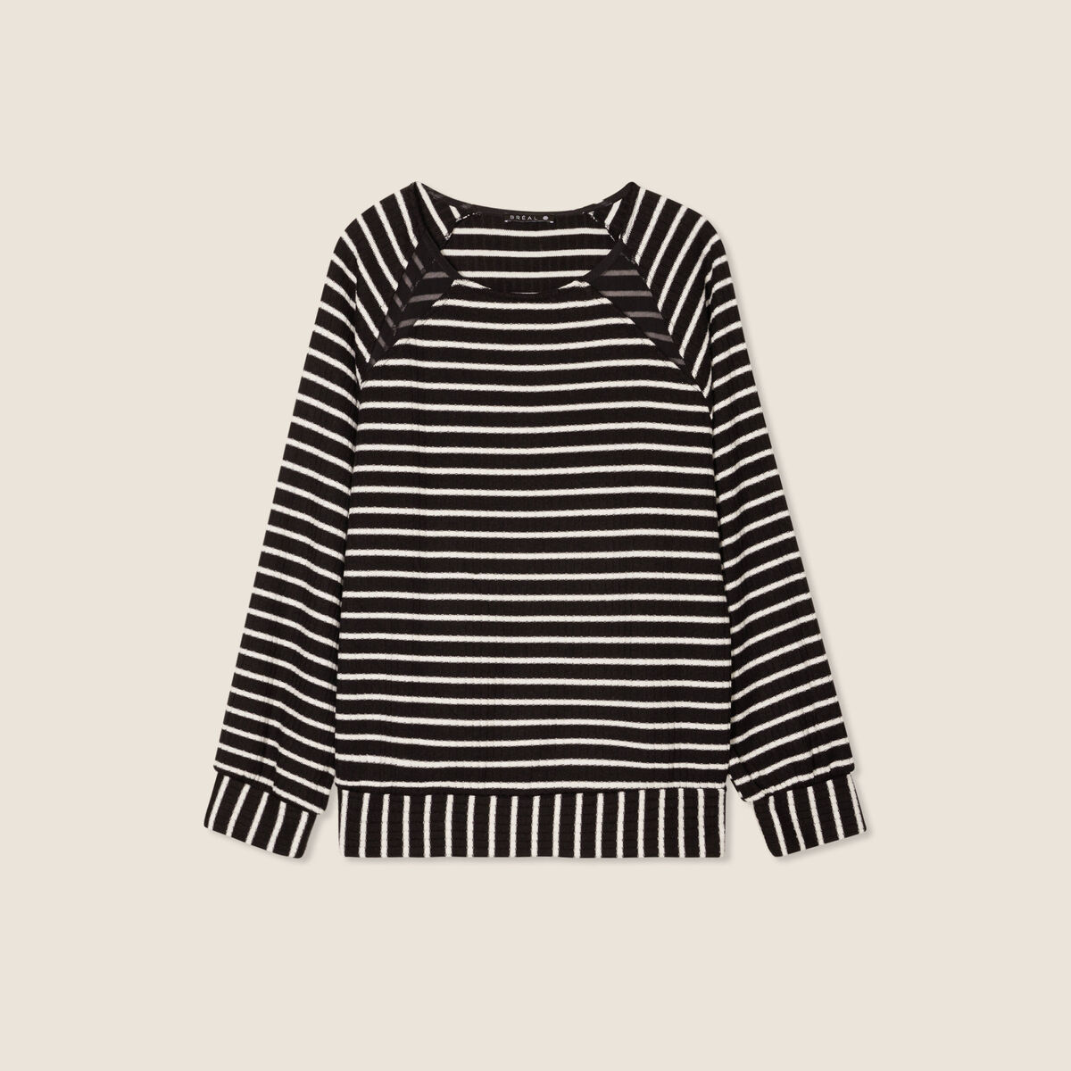 T-shirt manches longues noir femme
