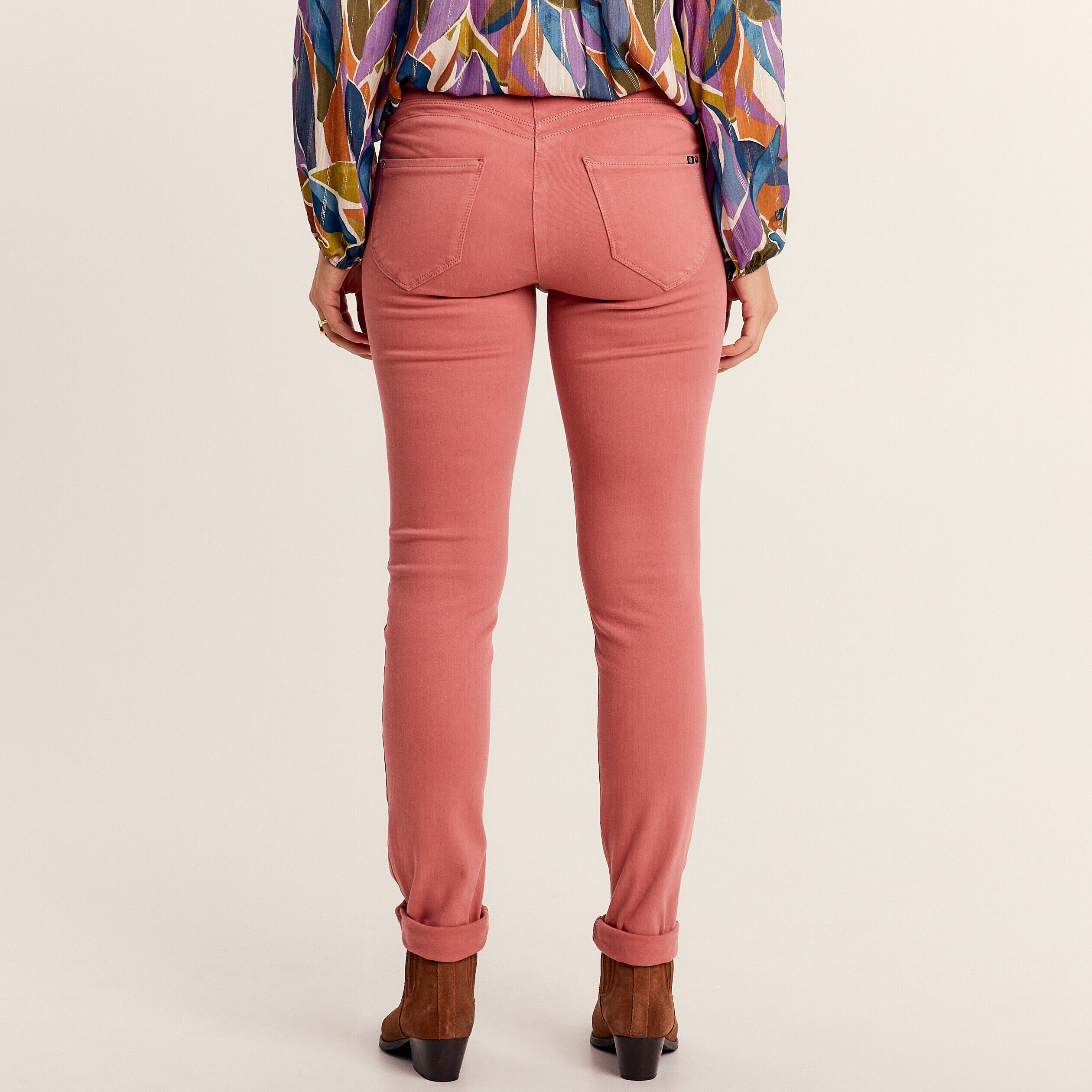 Jean shop femme rose