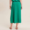Jupe longue évasée vert émeraude femme