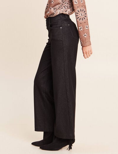 Jean denim noir femme