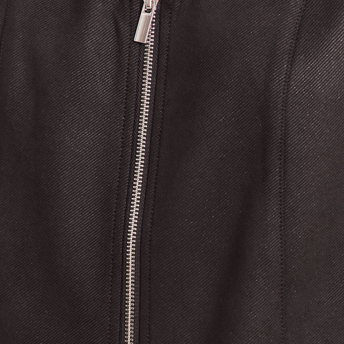 Robe chasuble su&eacute;dine noir femme