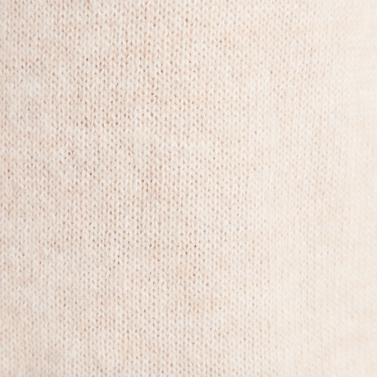 Pull manches courtes beige femme